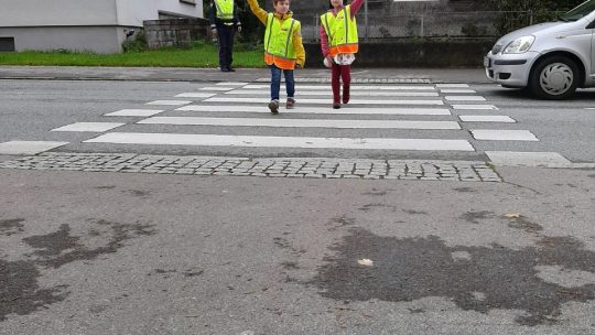 Die Polizei kommt zu Besuch