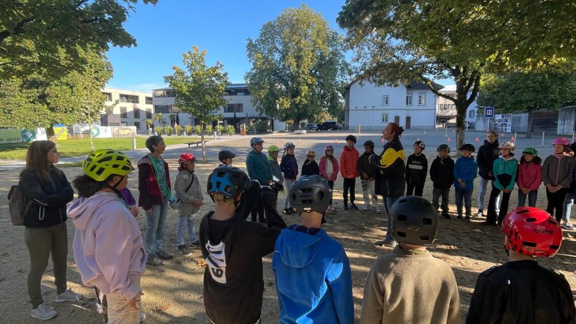 Fahrradspaß in der 4. Klasse