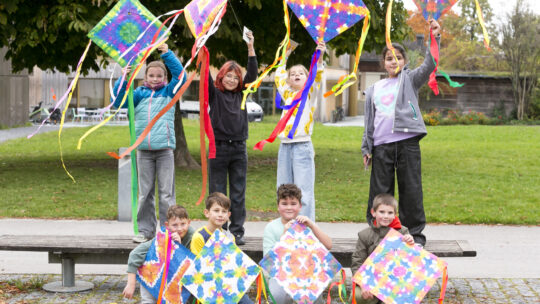 Drachenbau im Fach Design und Technik