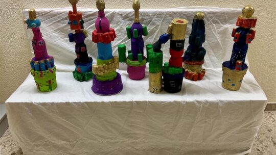 Hundertwasserprojekt in Technik und Design der 3. Klassen