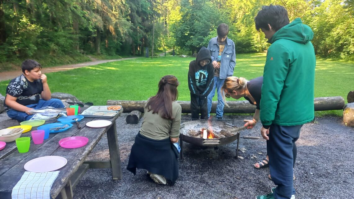 Grillen auf dem Schafplatz