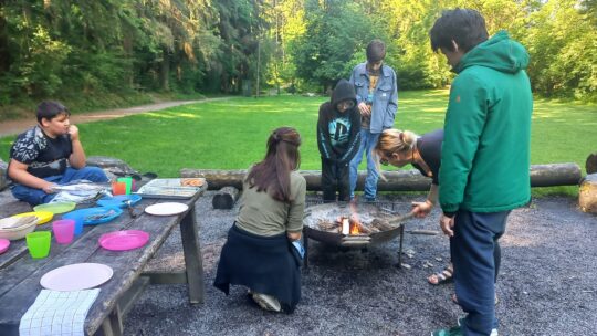 Grillen auf dem Schafplatz